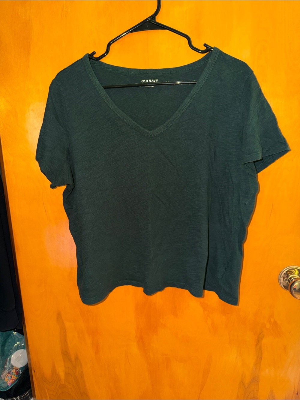 Old Navy Short Sleeve V-Neck Top - Deep Teal